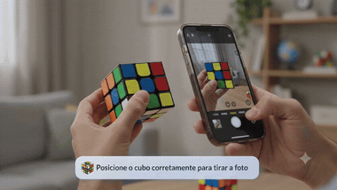 Tutorial: como fotografar cada face do cubo